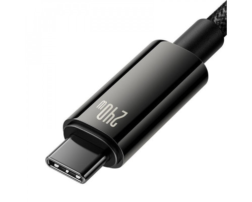 Кабель Baseus Tungsten Gold Fast Charging Type-C to Type-C 240W (3m) black 2001001041724 6932172628840