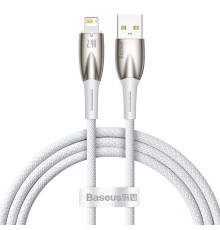 Кабель Baseus Glimmer Series Fast Charging Lightning 2.4A (1m) white 2001000810697 6932172617929