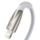 Кабель Baseus Glimmer Series Fast Charging Lightning 2.4A (1m) white 2001000810697 6932172617929