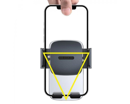 Автомобільний тримач Baseus Easy Control Clamp Air Outlet Version silver