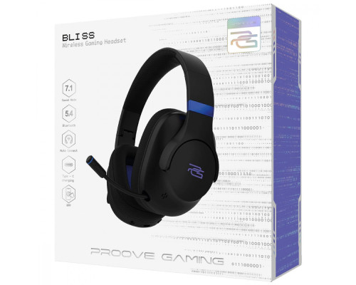 Бездротова ігрова гарнітура Proove Gaming Bliss (APP) black 2003000255577 6901111124781