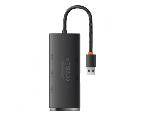 USB-Хаб Baseus Lite Series 4-in-1 (USB-A to USB 3.0*4) (0.25m) white 2001000534272 6932172606190