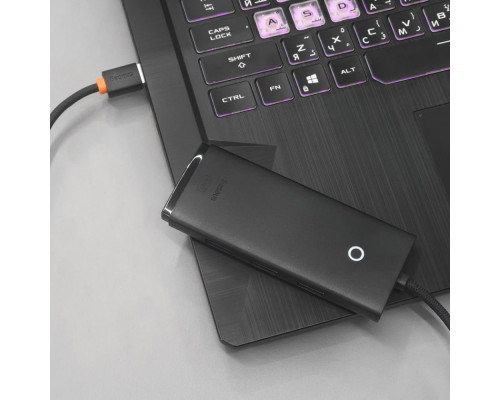 USB-Хаб Baseus Lite Series 4-in-1 (USB-A to USB 3.0*4) (0.25m) white 2001000534272 6932172606190