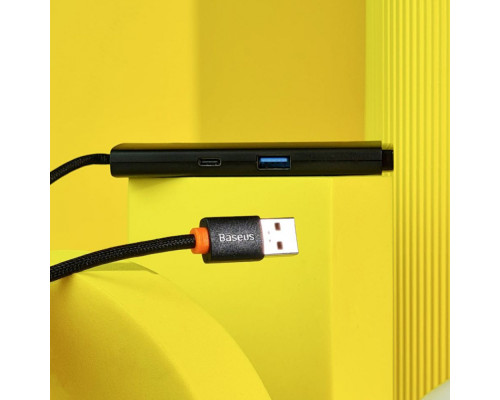 USB-Хаб Baseus Lite Series 4-in-1 (USB-A to USB 3.0*4) (0.25m) white 2001000534272 6932172606190
