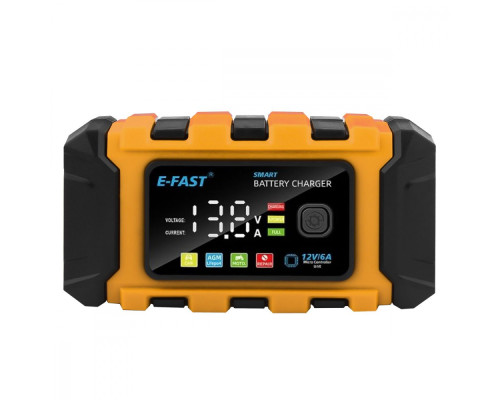 Зарядний пристрій E-Fast TK360 12V/6A CS yellow 2003000154870