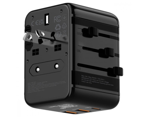 Універсальний адаптер Proove Trip 20W black 2003000150445 6901111408553