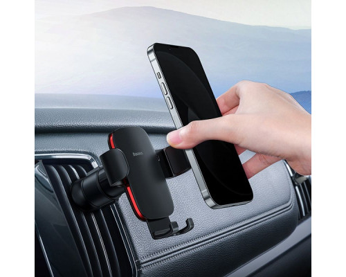 Тримач в машину Baseus Metal Age 2 Gravity Air Outlet Car Mount black