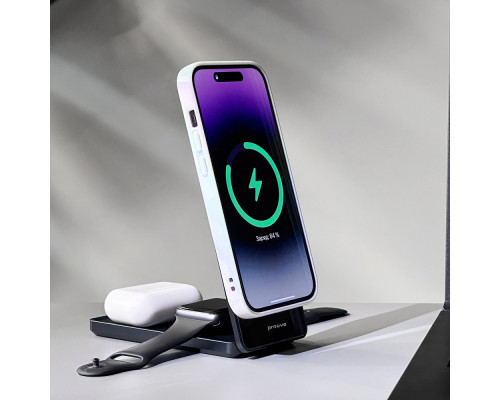 Бездротовий ЗП Proove Metal Edge 3 in 1 black