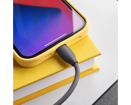 Кабель Baseus Jelly Liquid Silica Gel Fast Charging Lightning 2.4A (1.2m) green