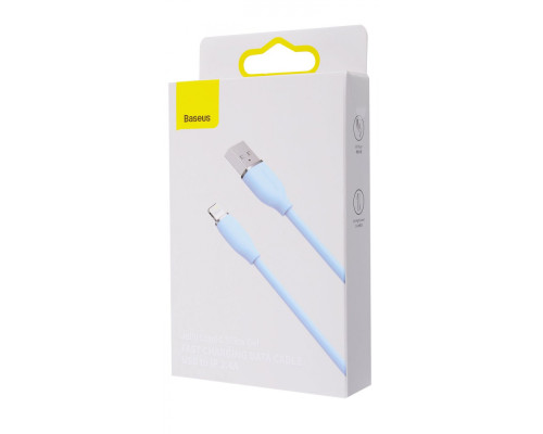 Кабель Baseus Jelly Liquid Silica Gel Fast Charging Lightning 2.4A (1.2m) green