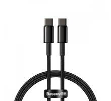 Кабель Baseus Tungsten Gold Fast Charging Type-C to Type-C 100W (1m) gold 2003000232141 6932172655600