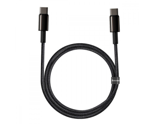 Кабель Baseus Tungsten Gold Fast Charging Type-C to Type-C 100W (1m) gold 2003000232141 6932172655600