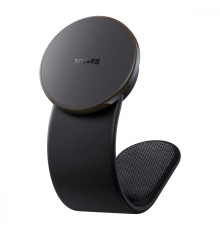 Автомобільний тримач з Бездротовим ЗП Baseus C02 Pro Series Magnetic black 2001001532253 6932172633837