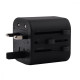 Travel Adapter Yesido MC-09 (UK/EU/US/AUS) black