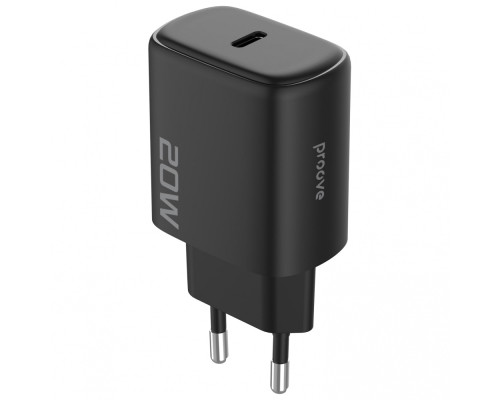 МЗП Proove Silicone Power 2 20W (Type-C) + Cable Type-C to Lightning (1m) black 2003000238563 6901118575036