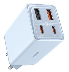 МЗП Baseus GaN6 Pro Fast Charger 2 Type-C + 2 USB 65W blue 2001001934590 6932172644451