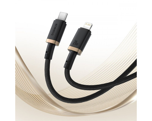 Кабель Baseus Dura Series Type-C to Lightning 20W (1m) gold/black 2003000212655 6932172669959