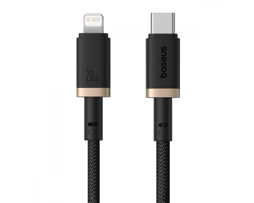 Кабель Baseus Dura Series Type-C to Lightning 20W (1m) gold/black 2003000212655 6932172669959