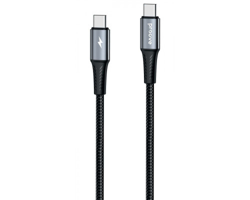 Кабель Proove WireX Pro Type-C to Type-C 100W (1.5m) black 2003000244168 6901112041490
