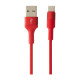 Кабель USB Hoco X26 Xpress Charging Type-C Колір Чорно-Червоний 6957531080251