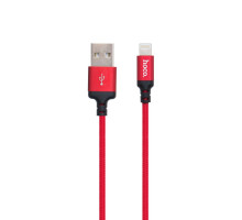 Кабель USB Hoco X14 Times Speed Lightning 2m Колір Червоно-Чорний 6957531062899