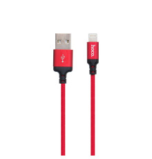 Кабель USB Hoco X14 Times Speed Lightning 2m Колір Червоно-Чорний 6957531062899