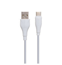 Кабель USB Borofone BX18 Type-C 2m Колір Білий 6931474700476