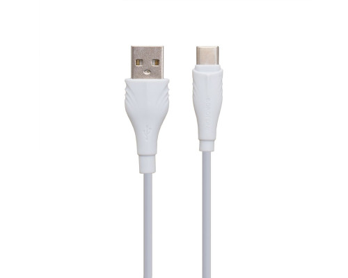 Кабель USB Borofone BX18 Type-C 2m Колір Білий 6931474700476