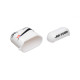 Футляр для Навушників Airpods 1/2 Glossy Brand Колір 09, Nike white