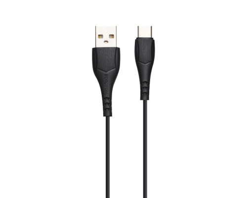 Кабель USB Borofone BX37 Wieldy Type-C Колір Чорний 6931474720894