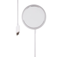 Бездротовий Зарядний Пристрій MagSafe USB-C 15W NO LOGO Колір Бiлий 1942521923996