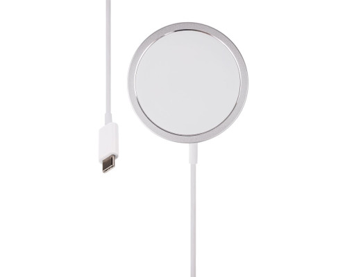 Бездротовий Зарядний Пристрій MagSafe USB-C 15W NO LOGO Колір Бiлий 1942521923996