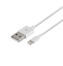 Кабель USB Cable Onyx Lightning 1m (Logo) Колір Білий