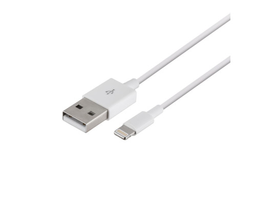 Кабель USB Cable Onyx Lightning 1m (Logo) Колір Білий