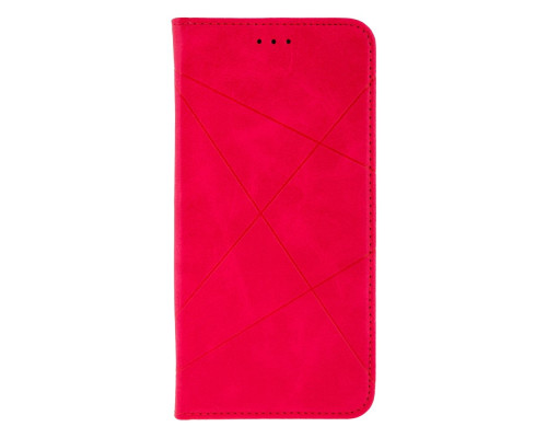 Чохол-книжка Business Leather для Xiaomi Mi 11 Lite Колір Crimson 2020000238041