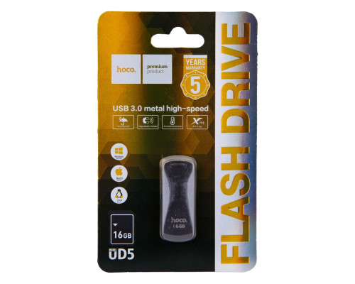 USB флеш-накопичувач Hoco UD5 16GB 3.0 Колір Сірий