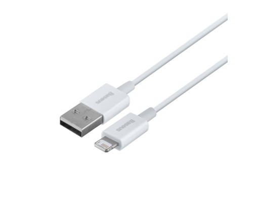 Кабель USB Baseus USB to Lightning 2.4A 2m CALYS-C Колір Бiлий, 02