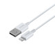 Кабель USB Baseus USB to Lightning 2.4A 2m CALYS-C Колір Бiлий, 02