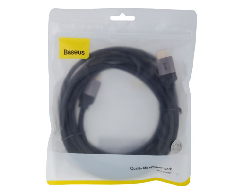 Кабель Baseus HDMI 4K 3m CAKSX-D Колір Чорно-Сiрий, 0G