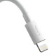 Кабель USB Baseus USB to Lightning (2psc) 2.4A 1.5m TZCALZJ Колір Бiлий, 02