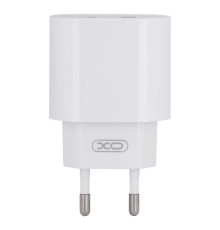 Мережевий Зарядний Пристрій XO L81A EU PD20W+QC3.0 Type-C to Lightning 2USB Колір Бiлий 6920680880003