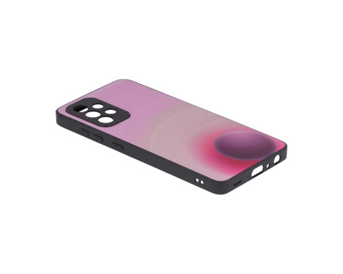 Чохол Glass TPU Prism Circles for Samsung Galaxy A52 4G Колір 5, Rose-Red
