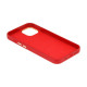 Чохол Leather Case Gold Buttons для iPhone 13 Колір 5, Red 2020000262756