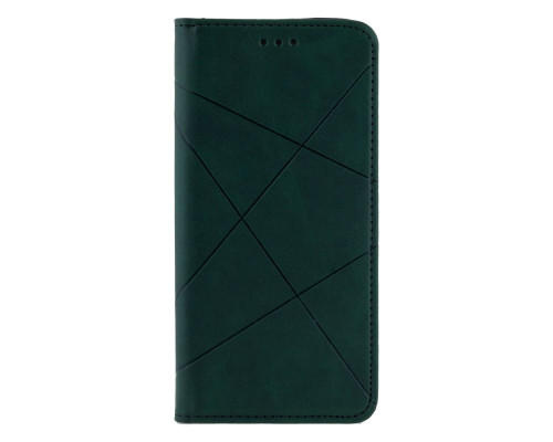 Чохол книжка Business Leather для Xiaomi Redmi Note 10S Колір Green