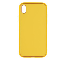 Чохол Leather Gold with Frame without Logo для iPhone Xr Колір 9, Yellow 2020000265108