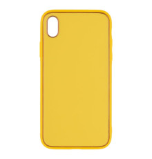 Чохол Leather Gold with Frame without Logo для iPhone Xr Колір Yellow 2020000265108