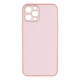 Чохол Leather Gold with Frame without Logo для iPhone 12 Pro Колір 3, Pink