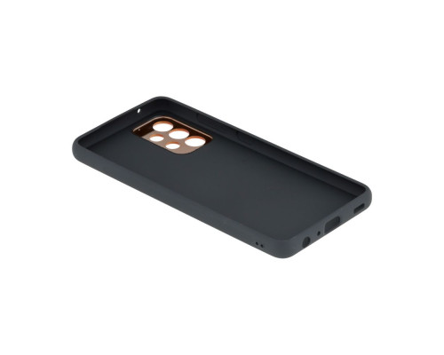 Чохол Leather Gold with Frame without Logo для Samsung A52 4G Колір 2, Black