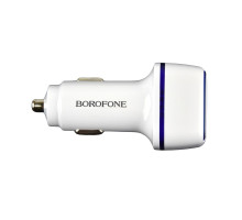 Автомобільний Зарядний Пристрій Borofone BZ14A PD20W+QC3.0 Type-C to Type-C 3A Колір Бiлий 6931474740052