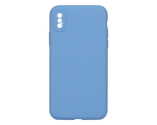 Чохол Silicone Case Full Camera no logo для iPhone X/Xs Колір 24, Azure 2020000293699